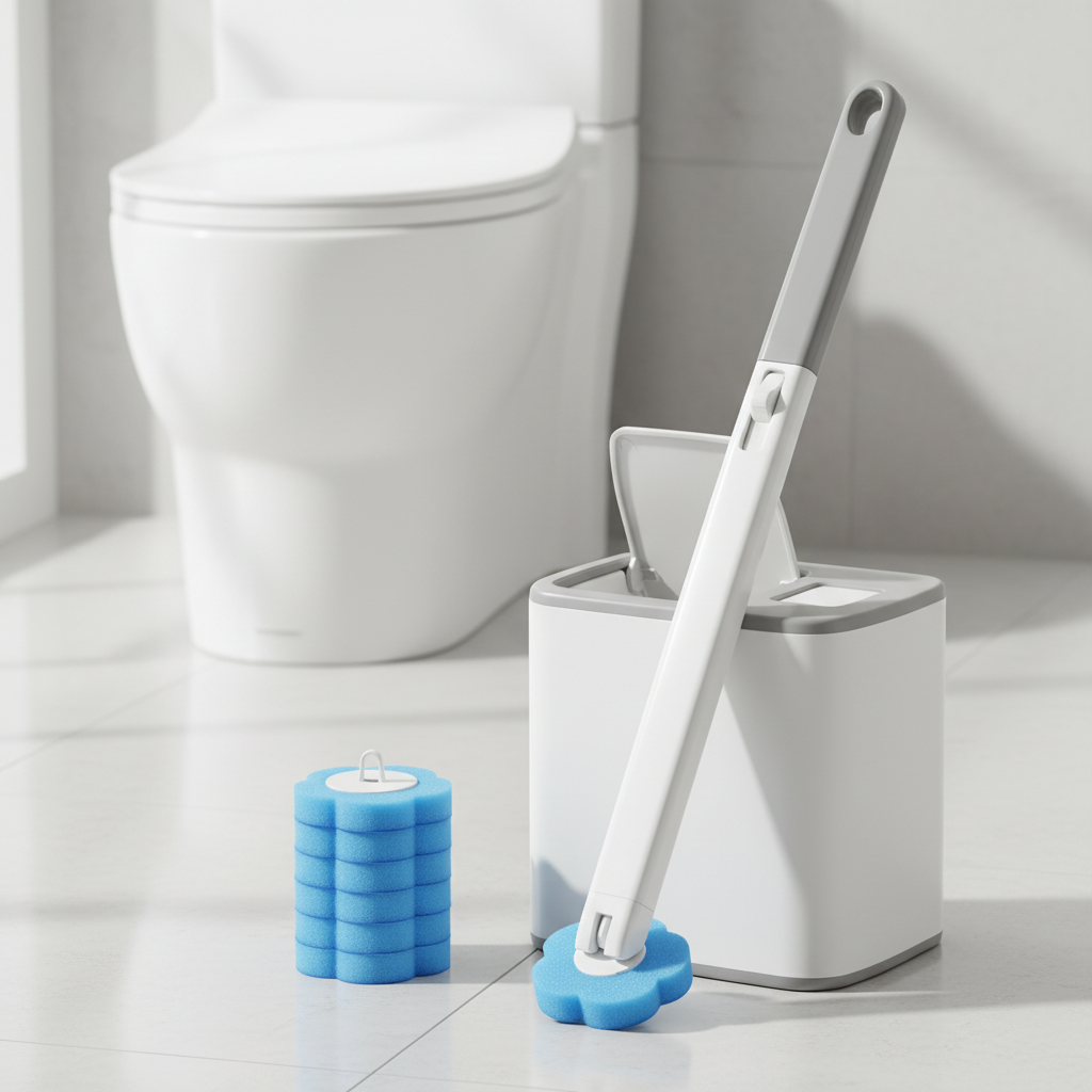 Brosse de toilette MyCleanPad™ - Nettoyage efficace !