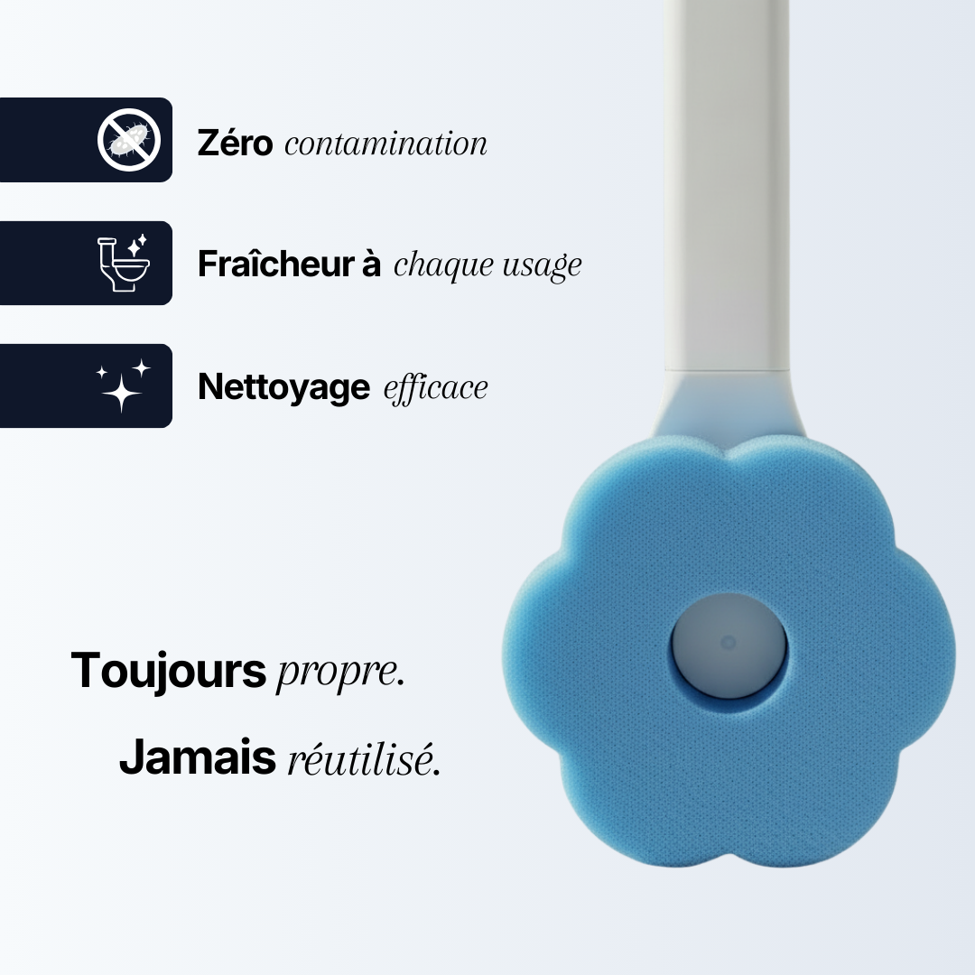 Brosse de toilette MyCleanPad™ - Nettoyage efficace !