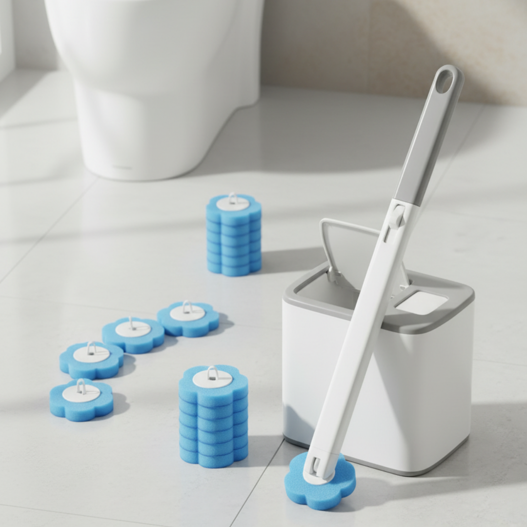 Brosse de toilette MyCleanPad™ - Nettoyage efficace !