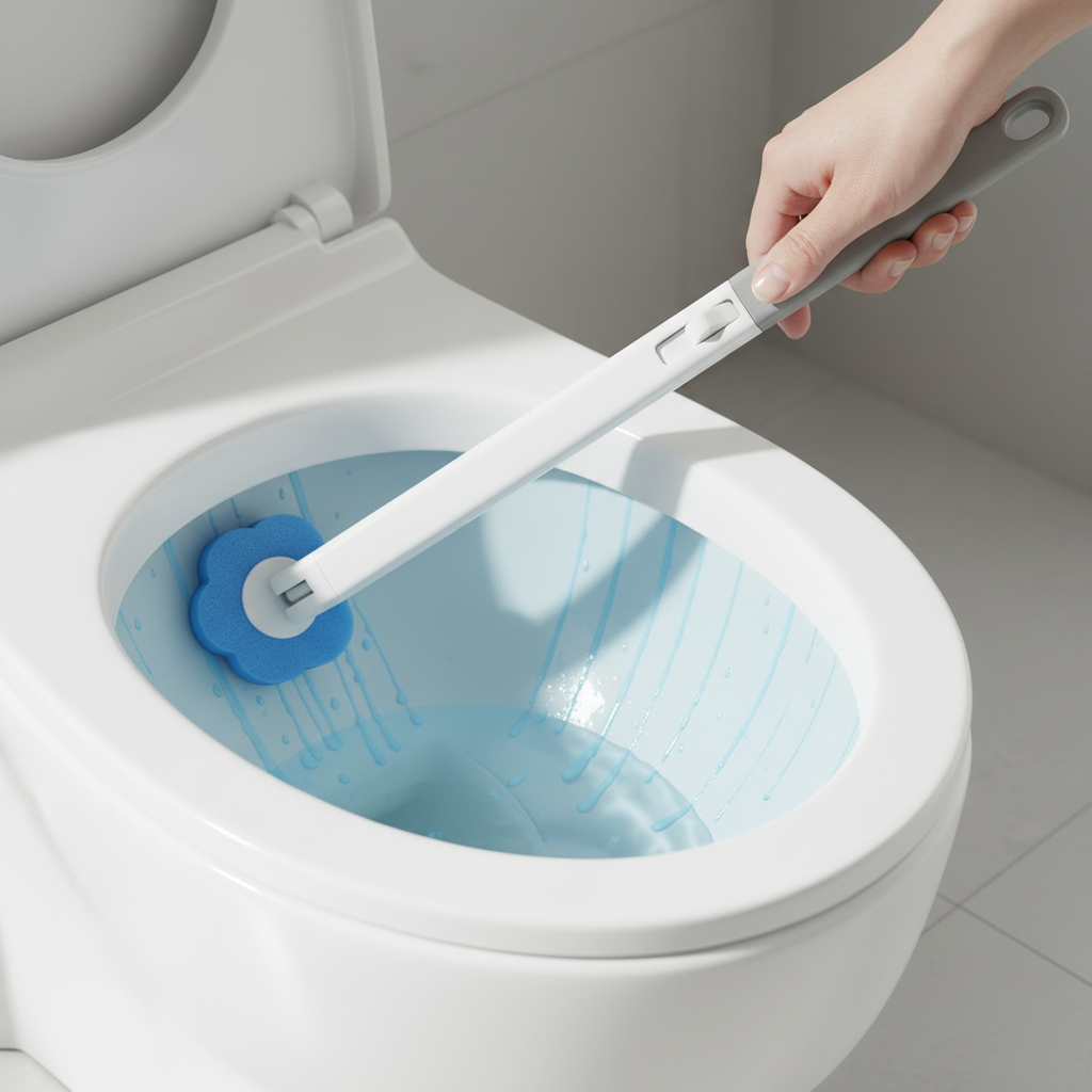 Brosse de toilette MyCleanPad™ - Nettoyage efficace !